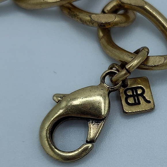 Banana Republic Crystal Bib Statement Necklace Gold Tone Vintage Glam STUNNING - Picture 11 of 11